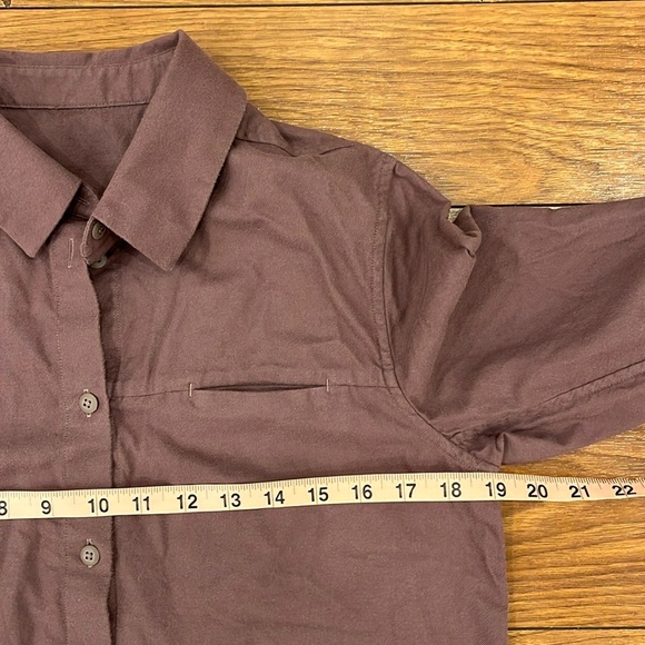 Lululemon Full Day Ahead Button Up Purple Shirt - Picture 10 of 12